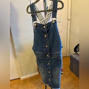 Mini Boden Button-Through Overall Dress (9-10Y)